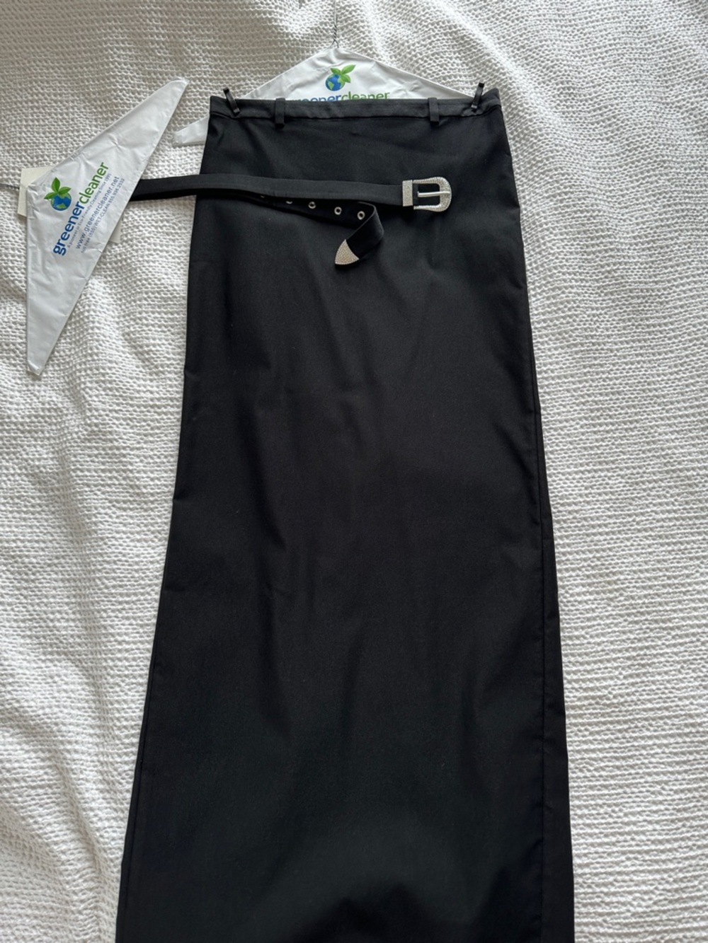 NBD black maxi skirt